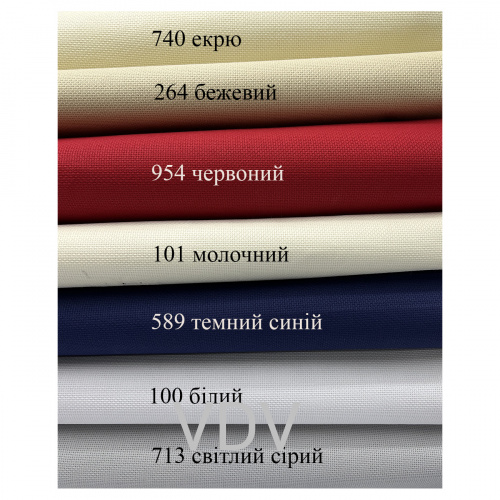 100, Біла тканина для вишивки, Аїда 16ct, 100% бавовна (160 cм), Польща