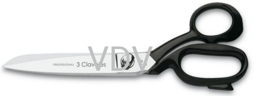 Ножиці 3 Claveles 00091 професійні, чорна ручка (20 см)