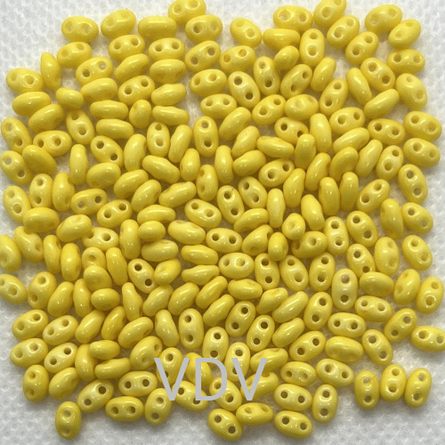 03681-2,5/5-96001-321 Бісер Чехія Twin (натуральний сольгель жовтий) 10 г