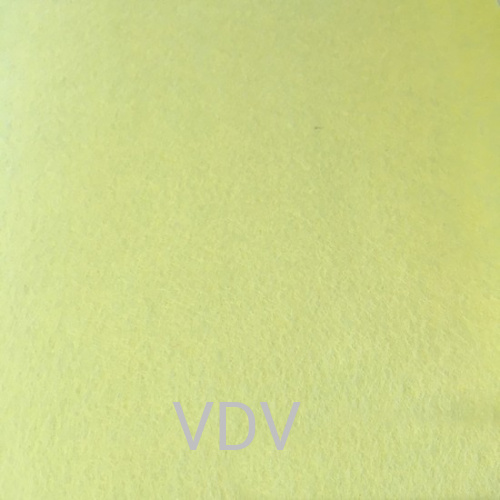 Н-012 фетр апретований, листовий товщина 1.0 мм, розмір 20х30 см (уп.10 шт.) насичений лимонний ( від 10 уп)