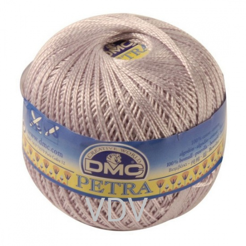 5211 Пряжа DMC (Франція) Petra №3 (100 г/280 м) 100% бавовна (світло-бузковий)