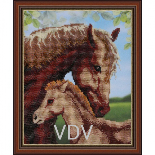 КВ Т-0194 "Материнство" (вишита картина бісером Preciosa (Чехія) 20х25 см