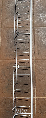 Металева поличка до торгових стійок 1 полка, 108 см (додаткове обладнання) 