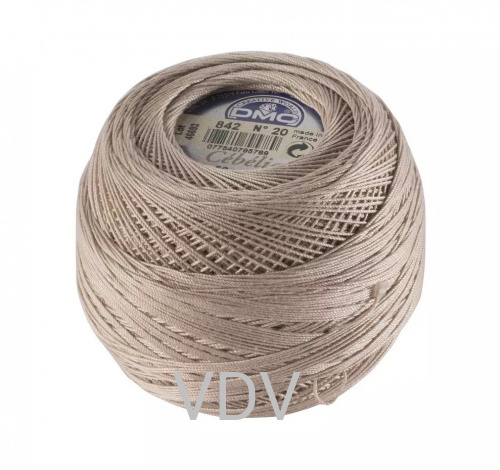 842 Пряжа DMC (Франція) Cebelia (10х50 г/520 м) 100% бавовна, арт.167/30
