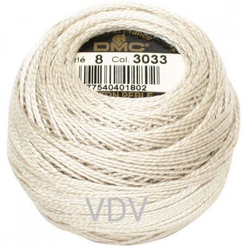 3033 Нитка DMC Pearl Cotton (10х80 м) 100% бавовна, арт.116/8