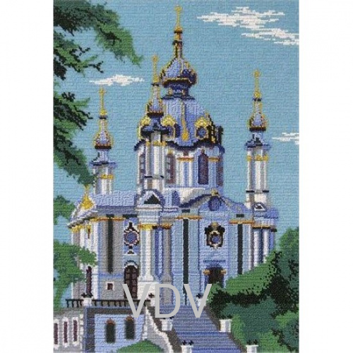 Т-0291 "Андріївська церква" (схема для вишивання бісером) 31х44 см