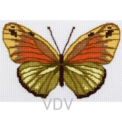 М-0216 "Метелик" (набір для вишивання муліне акрил) 11х15 см