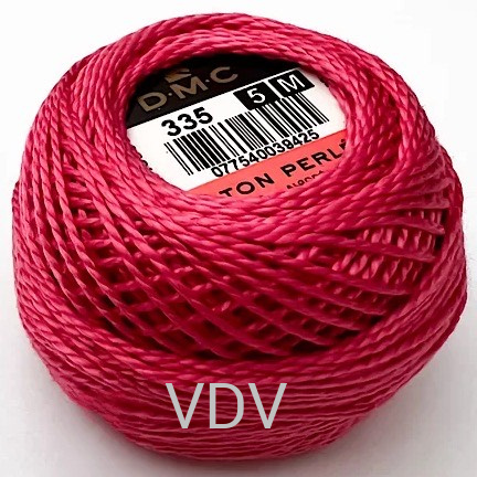 335 Нитка DMC Pearl Cotton (10х45 м) 100% бавовна, арт.116/5