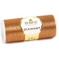 D301 Нитка Diamant металізована для ручної вишивки, 35 м