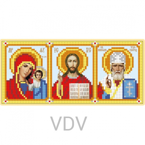 КВ Т-0964 "Іконостас" (вишита картина бісером Preciosa (Чехія) 8х18 см