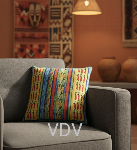 ГПМ-033 Чохол для інтер'єрної подушки (Вінтаж) 40х40 см