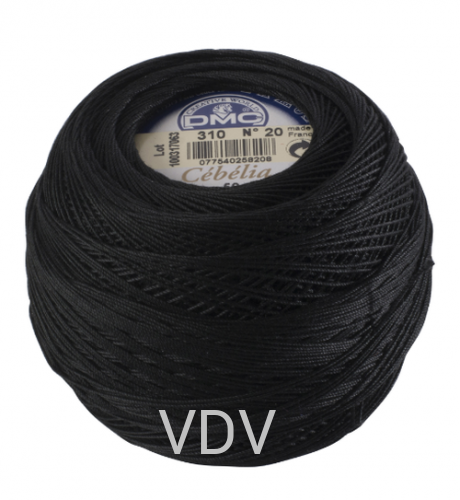 310 Пряжа DMC (Франція) Cebelia (10х50 г/260 м) 100% бавовна, арт.167/10