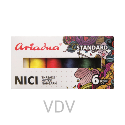 Нитка Ariadna Набір Талія 120 Standart Base (6х200 м)