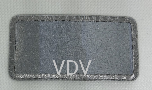 Термоаплікація світловідбиваюча, клейова "Прямокутник" 85x42 мм (уп. 5 шт) ТА-8119 