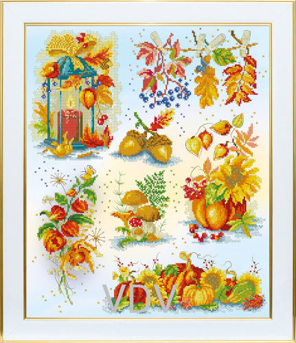 ТН-1407 "Осінній вернісаж" (набір для вишивання бісером) 39.5х47 см