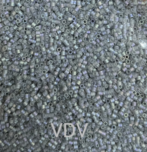 DBS-863 Бісер Miyuki Delica Beads 15/0 (матовий сірий райдужний) 50 г