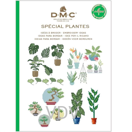 DMC 15820/22 Міні-книжка для вишивки хрестиком "Рослини". 