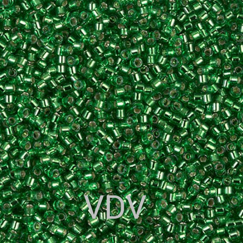 DB-46 Бісер Miyuki Delica Beads 11/0 (блискучий, зелений) 50 г
