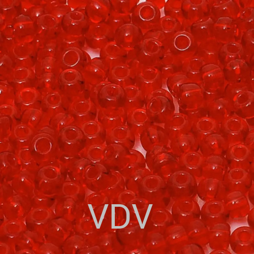 90070-11/0-311 Бісер Чехія (прозорий червоний) 50 г