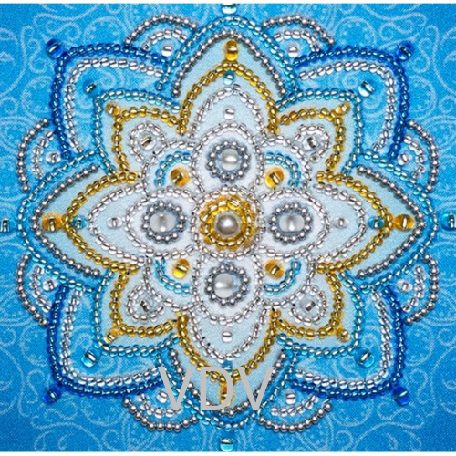 ТН-1223 Мандала "Фінансова незалежність" (набір для вишивання бісером) 10х10 см