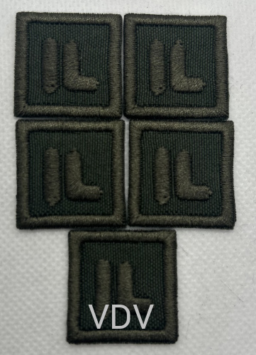 ТА-Г-F Термоаплікація клейова 30х30 мм, хакі (уп. 5 шт)