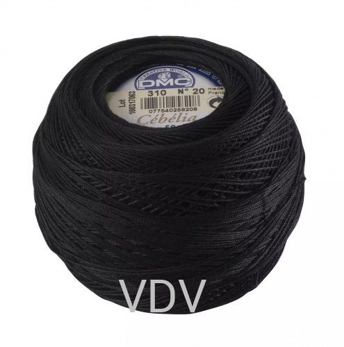 310 Пряжа DMC (Франція) Cebelia (10х50 г/380 м) 100% бавовна, арт.167/20