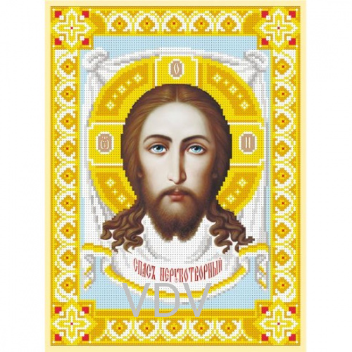 Т-0661 "Спас Нерукотворний" (схема для вишивання бісером) 22х30 см