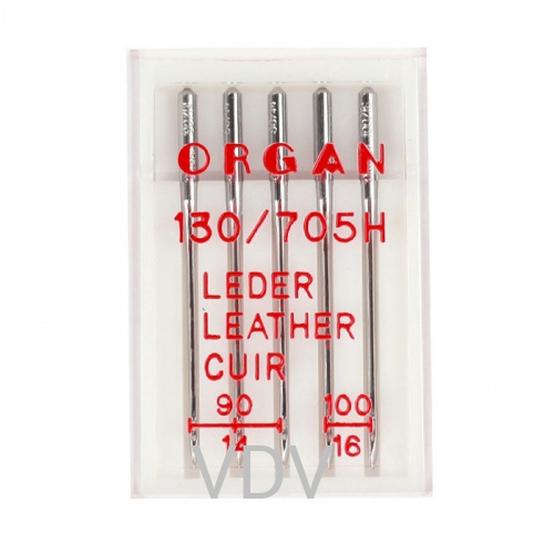 Наб. маш. голок Organ (Японія) Leather №90-100 (5 шт)