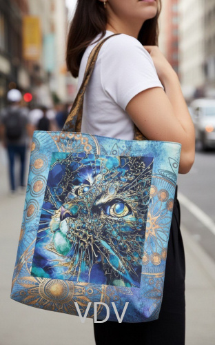 СБ-03 ЕкоСумка - шопер "Пантера" 40х44 см