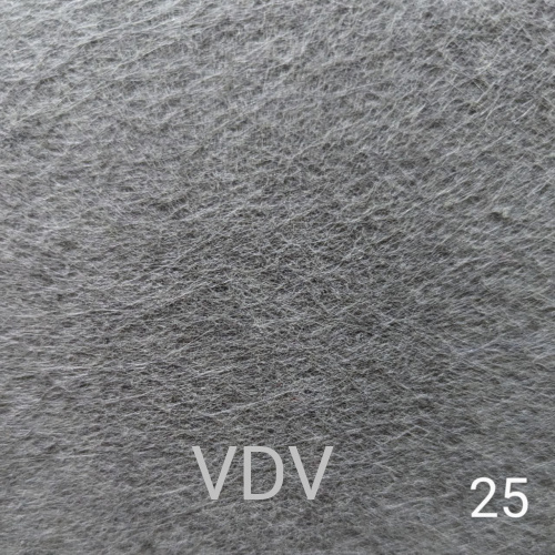HQ170-025 фетр апретований, листовий товщина 1.2 мм, розмір 20х30 см (уп.10 шт.) сірий ( від 10 уп)