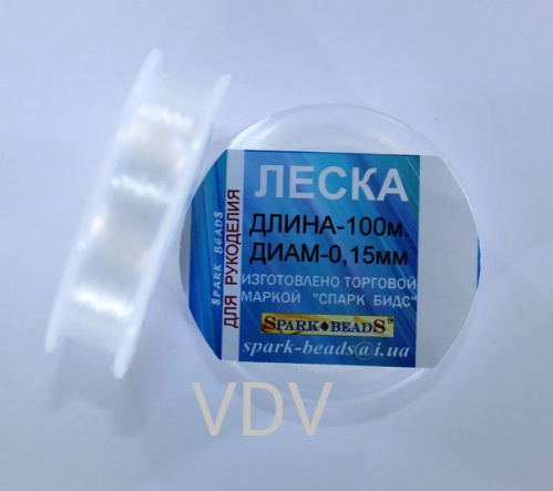 Ліска (Україна) 0.15 мм (100 м) біла прозора