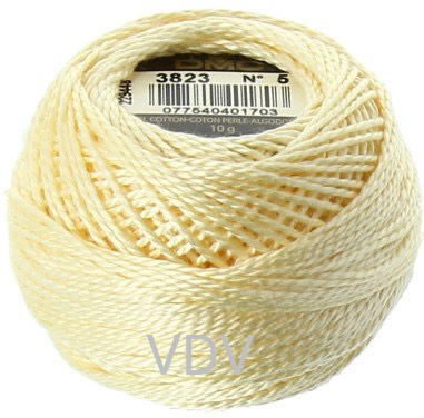 3823 Нитка DMC Pearl Cotton (10х45 м) 100% бавовна, арт.116/5 3823 Нитка DMC Pearl Cotton (10х45 м) 100% бавовна, арт.116/5