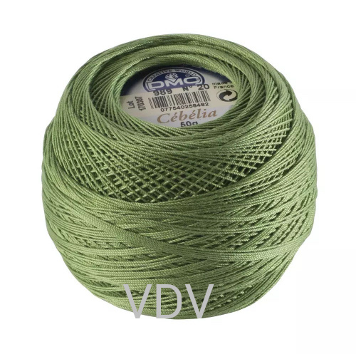 989 Пряжа DMC (Франція) Cebelia (10х50 г/380 м) 100% бавовна, арт.167/20