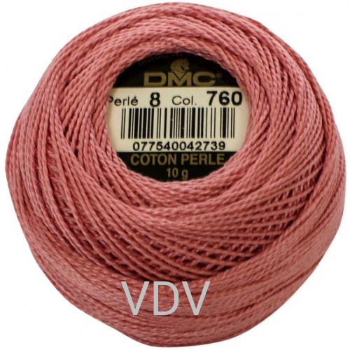 760 Нитка DMC Pearl Cotton (10х80 м) 100% бавовна, арт.116/8