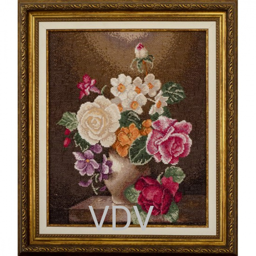 КВ М-0494 "Солодкий аромат" (вишита картина муліне ДМС) 25x30 см