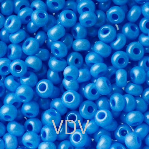 274-10/0-16936 Бісер Чехія (перлиновий блакитний темний) 50 г
