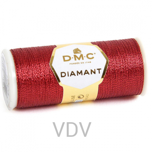 D321 Нитка Diamant металізована для ручної вишивки, 35 м