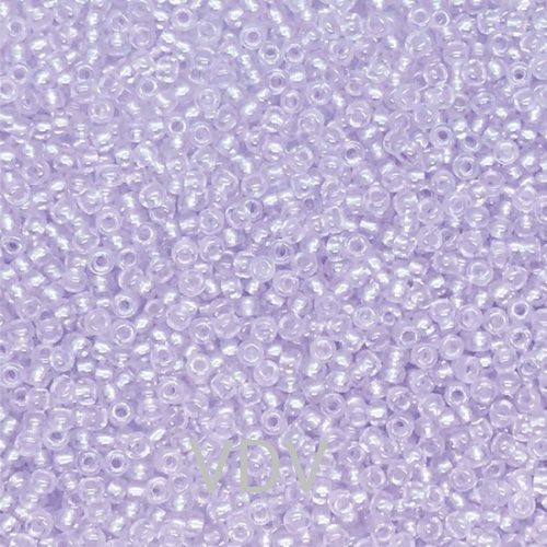 382PV-9/0-19001-331 Бісер Чехія (глазурований бузковий блідий) NEW 50 г