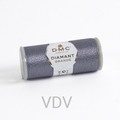 D317 Нитка Diamant металізована для ручної вишивки, 35 м