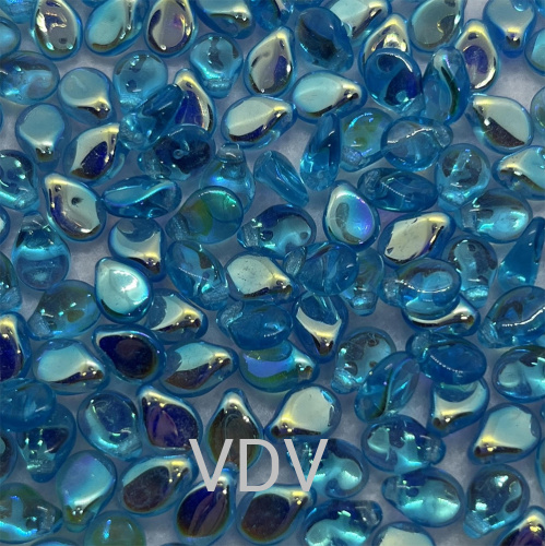 111-01346-00-5/7мм-60020-28701 Намистини PIP (прозорий блакитний) (50 г)