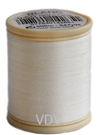 blanc Нитка для машинної вишивки "бавовна" 237A/50 DMC (Франція) 5х500 м blanc Нитка для машинної вишивки "бавовна" 237A/50 DMC (Франція) 5х500 м