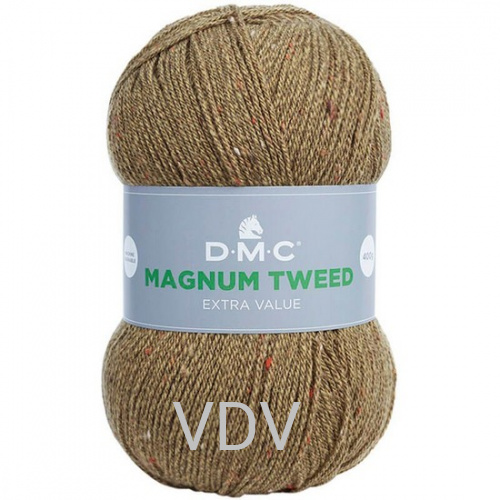 695 Пряжа DMC (Франція) Magnum Tweed (3х400 г/840 м) 74% акрил, 20% вовна, 6% віскоза