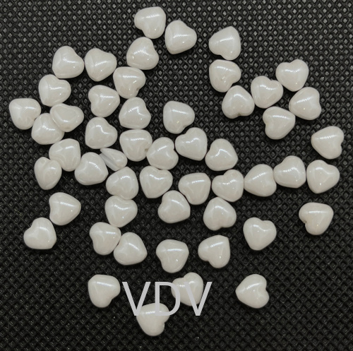 111-79001-00-6/6мм-02010-14400 Намистини HEARTS (перлиновий, білий) (10 г)