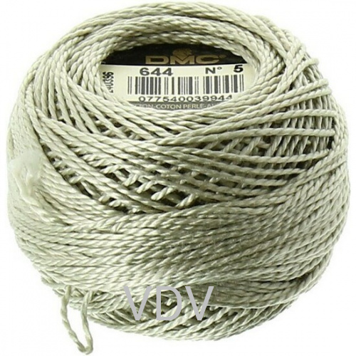 644 Нитка DMC Pearl Cotton (10х45 м) 100% бавовна, арт.116/5