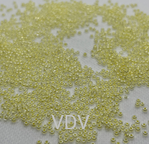 38181/592-10/0-19001-331 Бісер Чехія (профарбований жовтий) 50 г