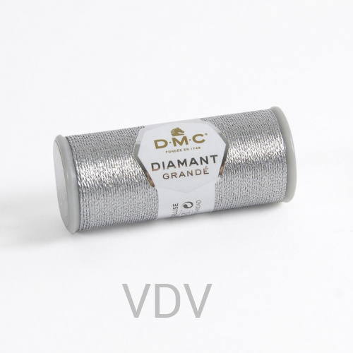D415 Нитка Diamant металізована для ручної вишивки, 35 м