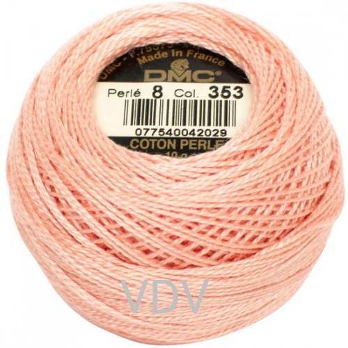 353 Нитка DMC Pearl Cotton (10х80 м) 100% бавовна, арт.116/8