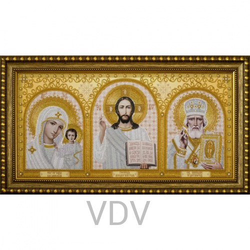 КВ Т-0856 "Іконостас"  (вишита картина бісером Preciosa (Чехія) 58х29 см