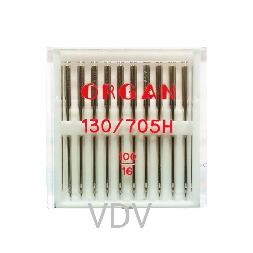 Голки машинні Organ Стандарт №100, 10 шт.