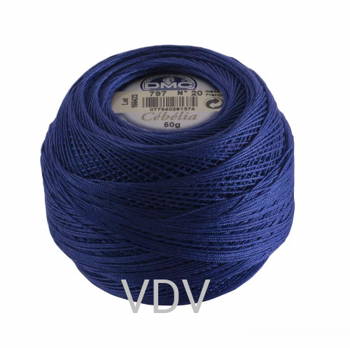 797 Пряжа DMC (Франція) Cebelia (10х50 г/410 м) 100% бавовна, арт.167А/20
